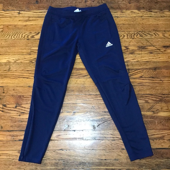 blue adidas soccer pants